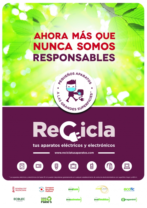 Burriana acoge una nueva jornada de la campaña 'Recicla tus aparatos'