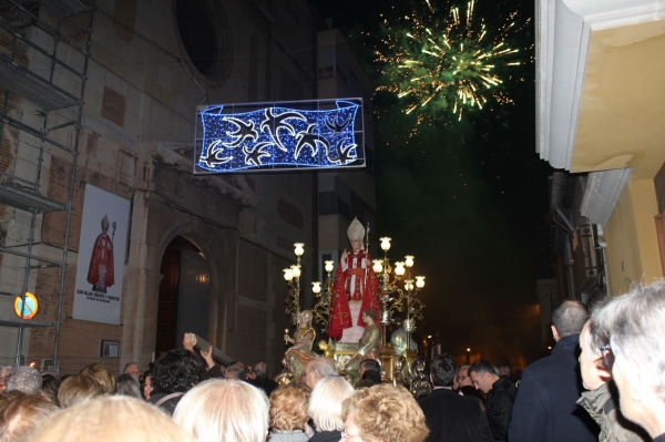 El traslado de la imagen de Sant Blai maarca el inicio de las fiestas 2020
