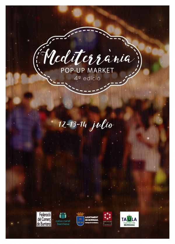 La IV edición del Mediterráneo Pop Up Market se consolida como el gran escaparate de verano del comercio local de Borrianaa