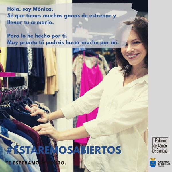 Campaña de promoción del comercio local #estaremosabiertos