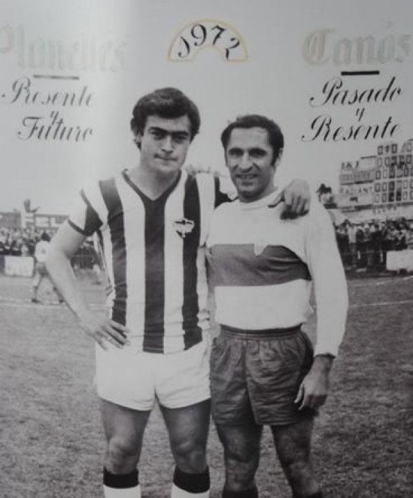 a ciudad de Burriana rendirá homenaje a sus jugadores de fútbol más internacionales, Joan Manuel Canós y Joan Baptista Planelles.