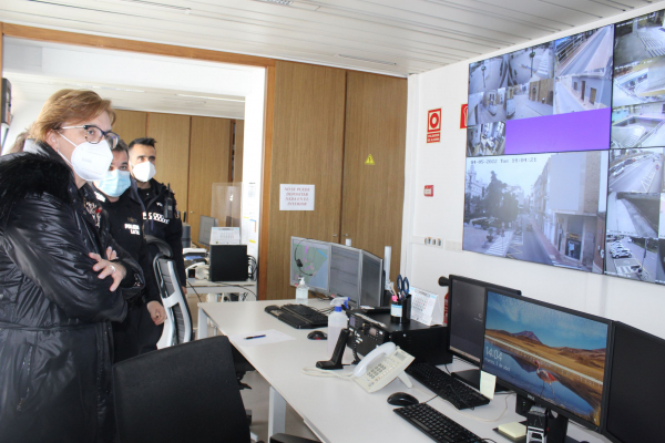 Nuevo sistema de videovigilancia de la Policía Local de Burriana
