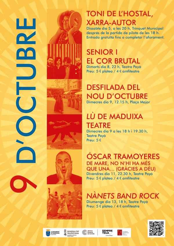 Actos en Burriana para celebrar el 9 d'Octubre 2019