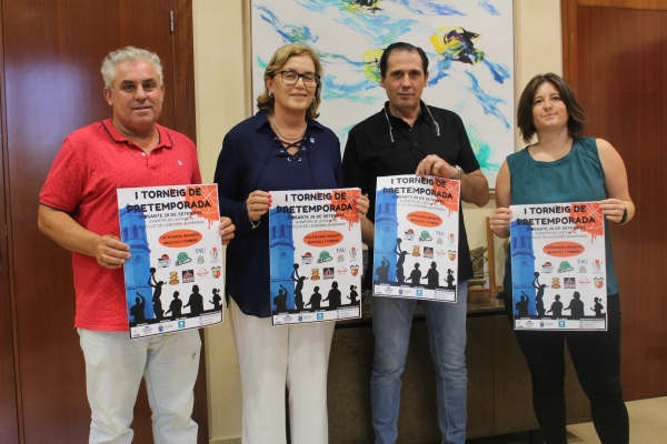 El Ayuntamiento firma un convenio con el Club Baloncesto Burriana para celebrar un torneo