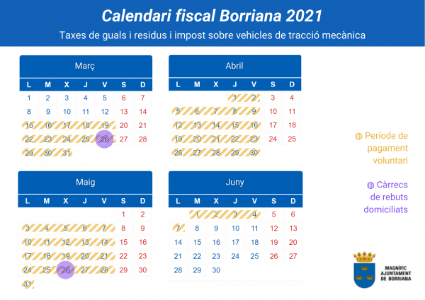 Calendari fiscal 2021