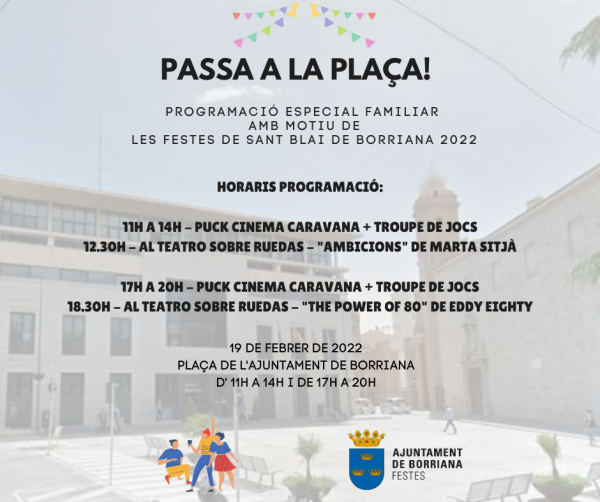 Festival 'Passa a la plaça' febrero 2022