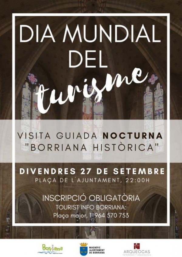 Visita guiada nocturna a la historia de Burriana por el Día Mundial de Turismo