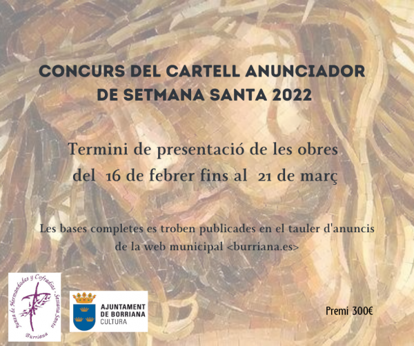 Concurso cartel Semana Santa Borriana 2022