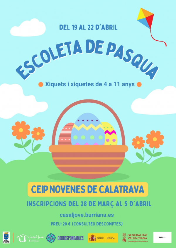 Escoleta de Pasqua 2022 en Burriana