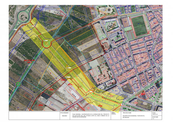 redacción del proyecto de ejecución de la Ronda Sur de Borriana en el tramo desde la carretera de Nules hasta la CV-18