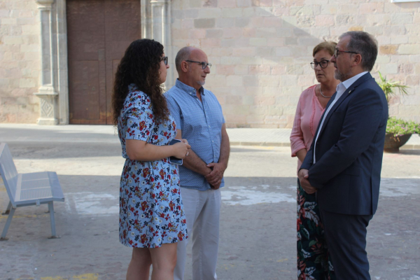 El presidente de la Diputación s ereúne con la alcaldesa de Borriana