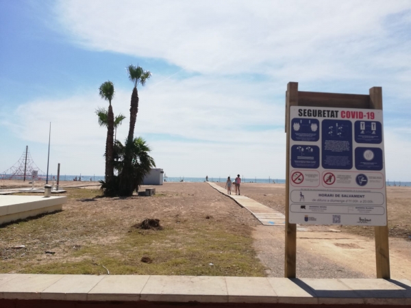 El Ayuntamiento abre sus playas adaptadas a la pàndemia