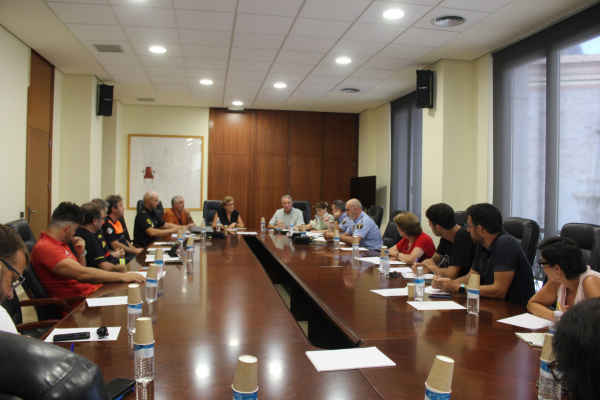 Reunión coordinación Plan de Emergencias municipal Arenal Sound 2022